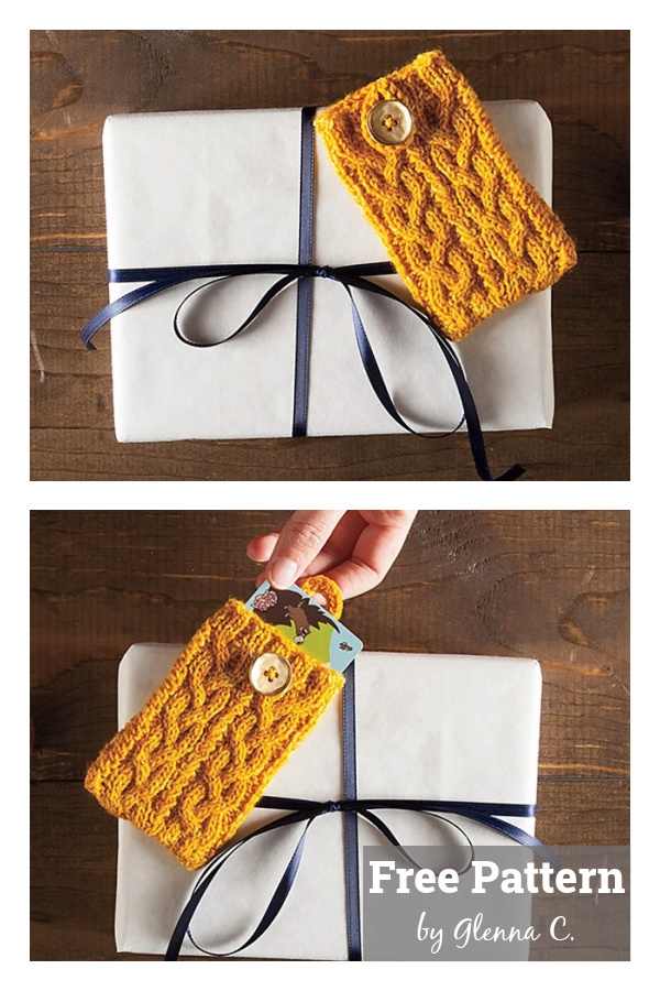10+ Christmas Gift Card Holder Free Knitting Pattern Page 2 of 3