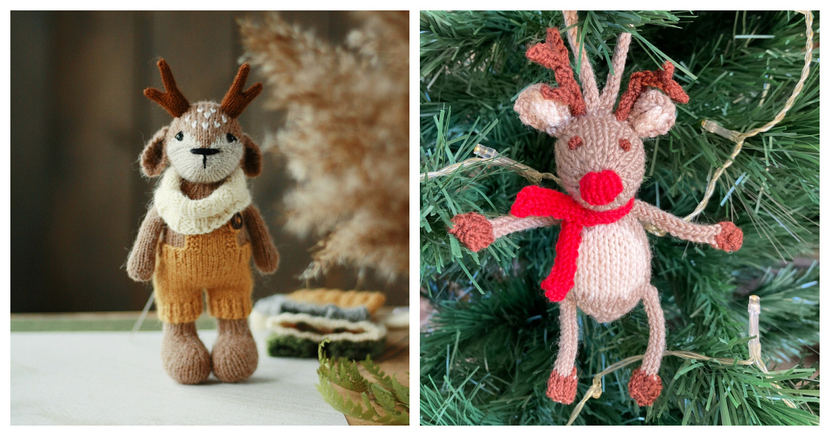 10+ Reindeer Knitting Patterns