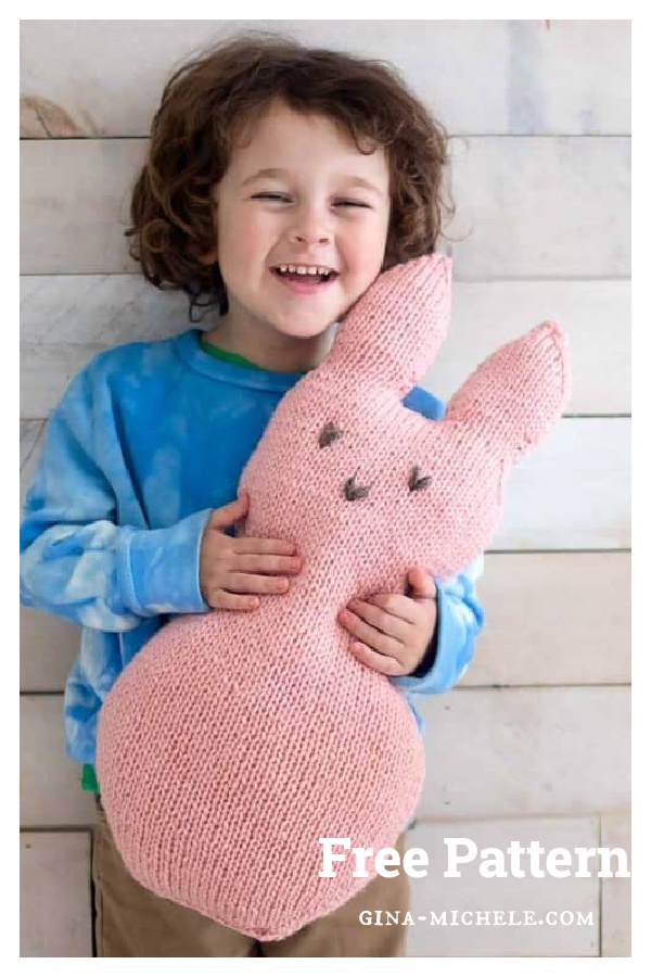 6 Peep Bunny Free Knitting Patterns
