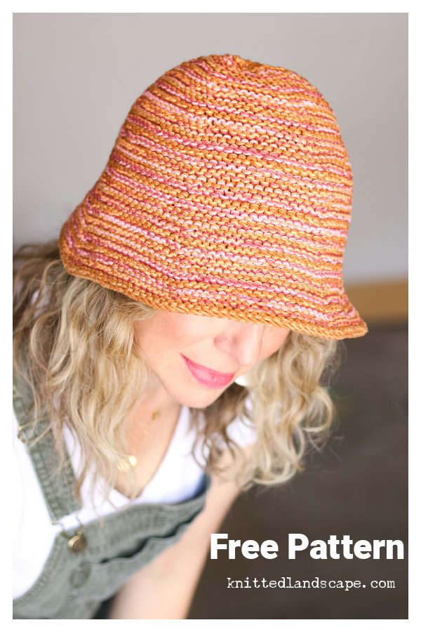 Scrappy Bucket Hat Free Knitting Pattern