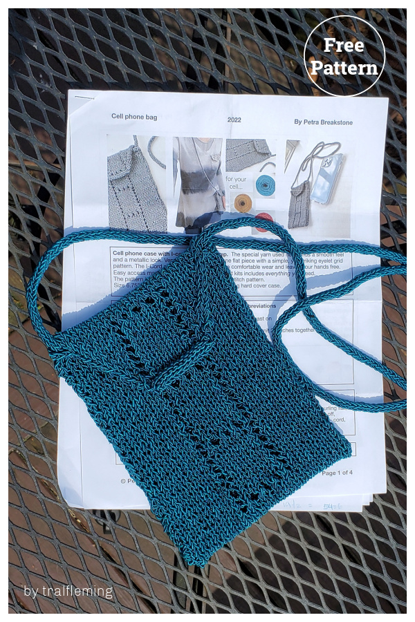 7 Cell Phone Bag Free Knitting Patterns