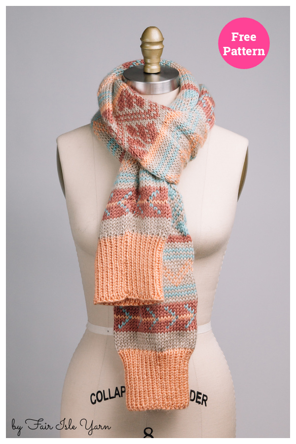 Sweater Sleeve Scarf Free Knitting Pattern