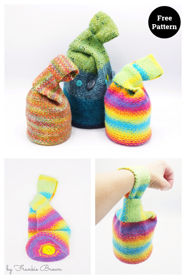 Japanese Knot Bag Free Knitting Pattern