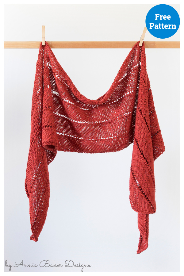 Spring Roll Scarf Free Knitting Pattern