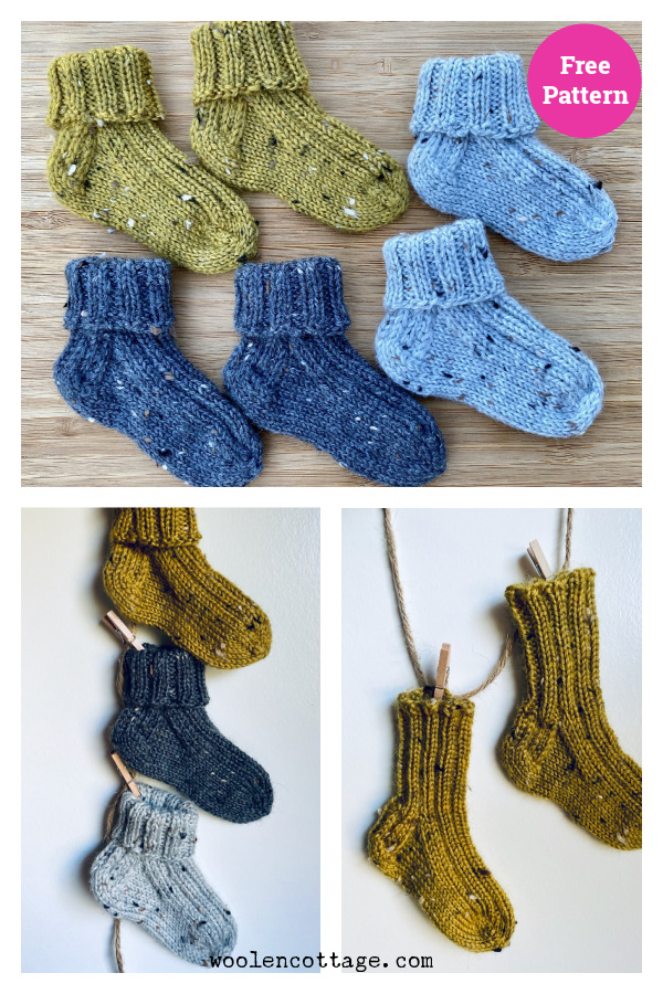 10+ Tiny Toes Baby Socks Knitting Patterns Page 2 of 3