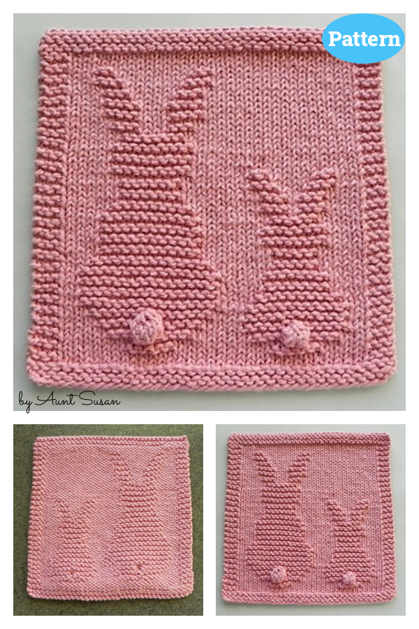 10+ Bunny Dishcloth Knitting Patterns Page 3 of 3