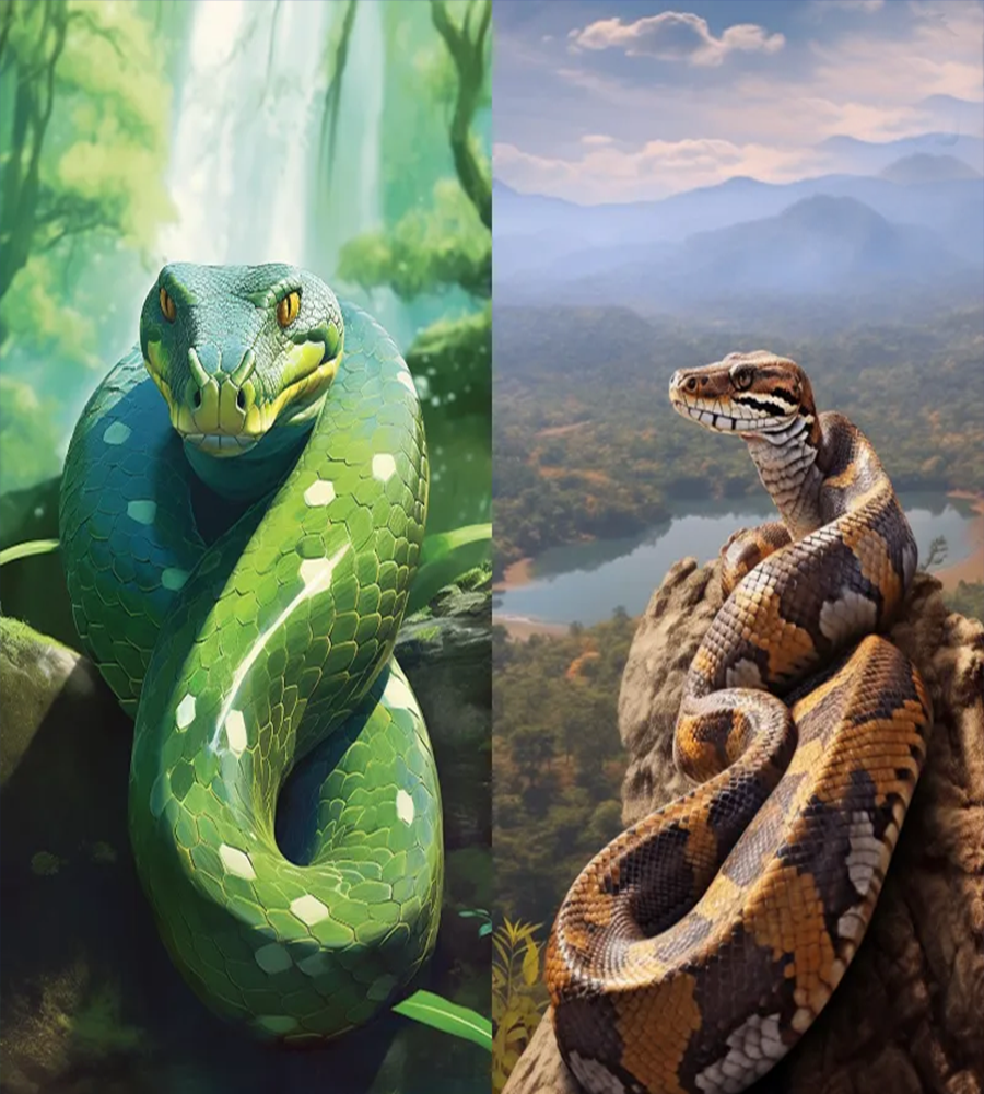 Care este cel mai mare șarpe din lume ? Piton vs. Anaconda
