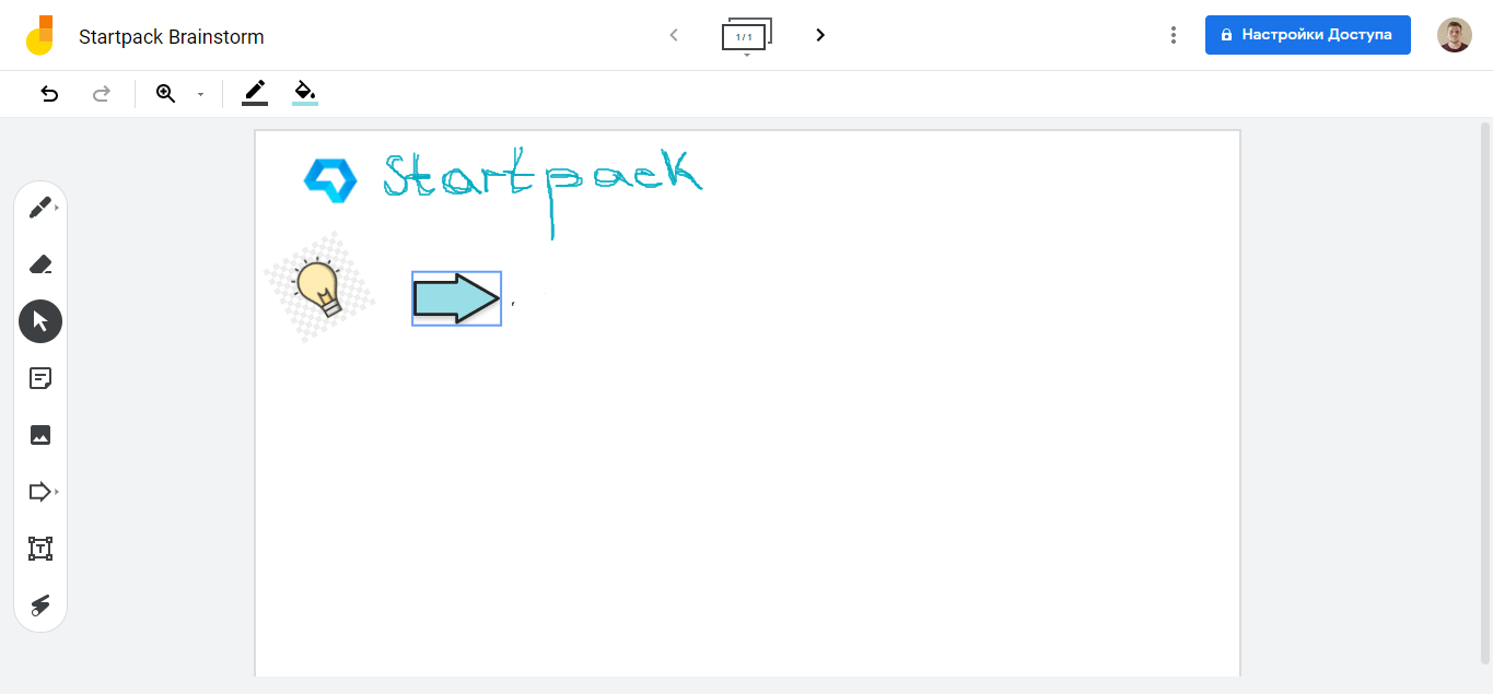 Сравнение Miro и Google Jamboard Startpack
