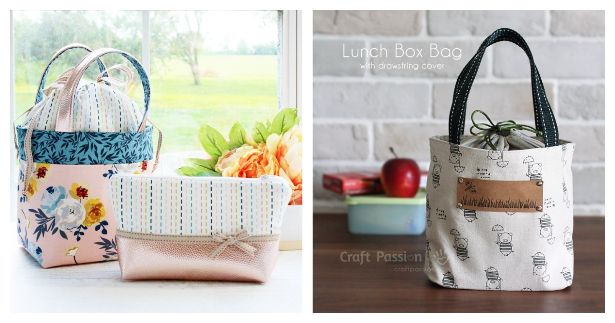Lunch Box Bag Free Sewing Pattern