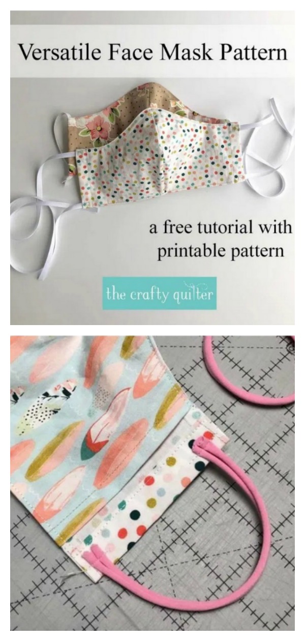Versatile Face Mask Free Sewing Pattern