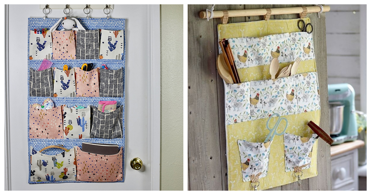 Hanging Wall Organizers Free Sewing Pattern