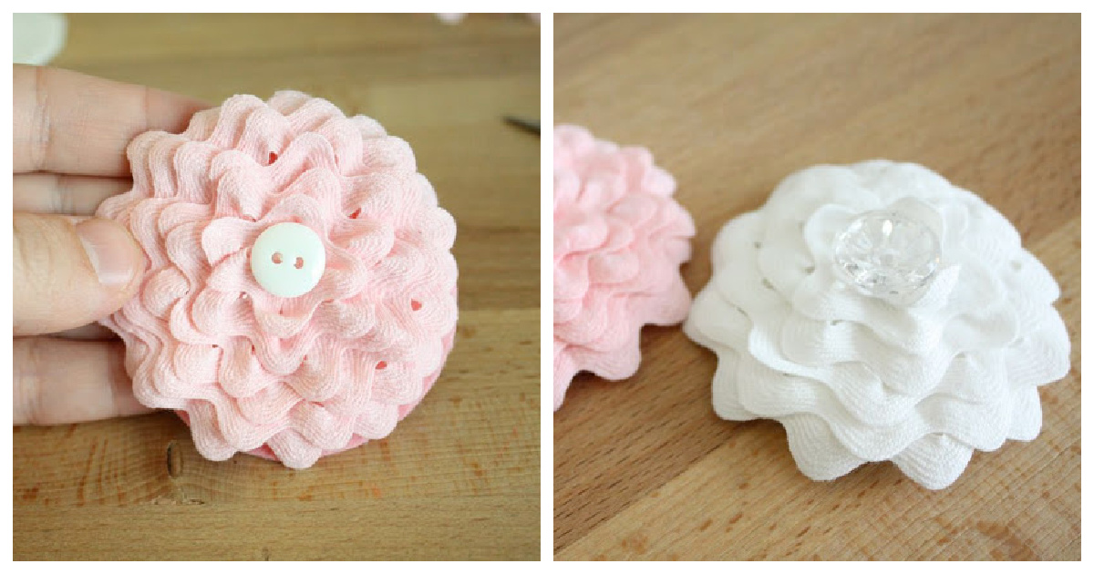 Ric Rac Flower Free Sewing Pattern