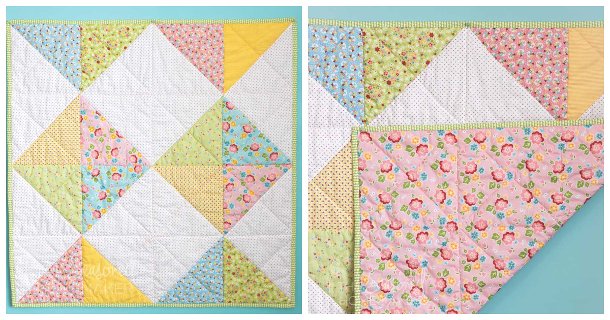 Simple Baby Quilt Free Sewing Pattern
