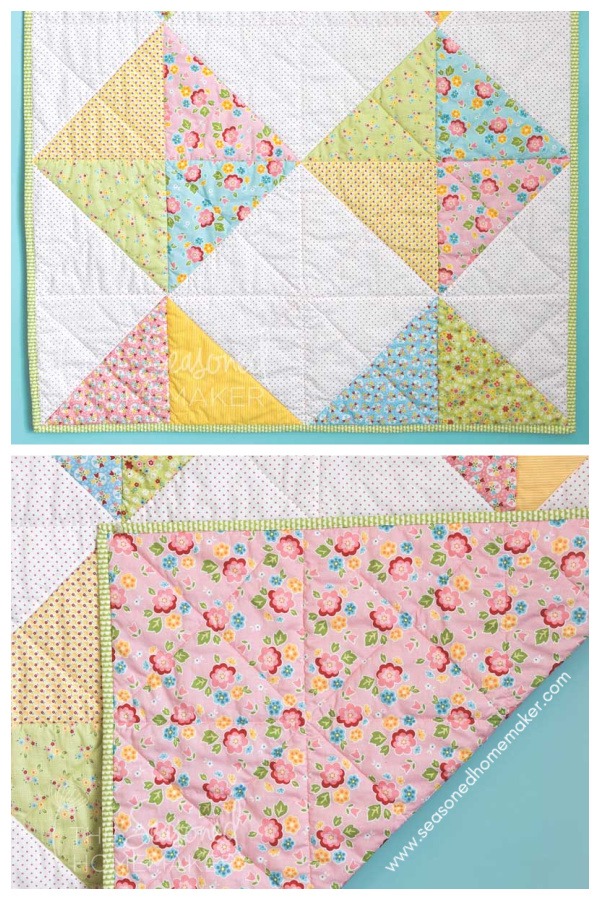 Simple Baby Quilt Free Sewing Pattern