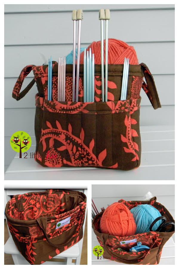 Organizing Tote Basket Free Sewing Pattern