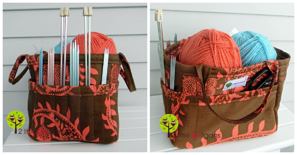 Organizing Tote Basket Free Sewing Pattern