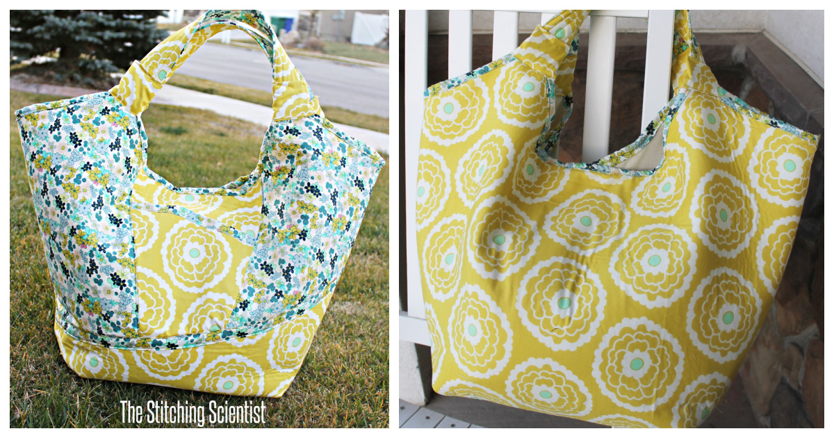 Beach Bag Free Sewing Pattern