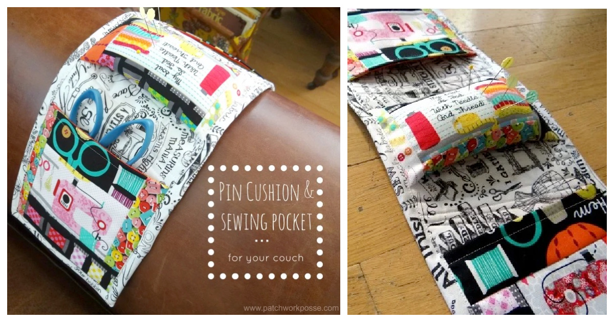Arm Chair Pin Cushion Free Sewing Pattern