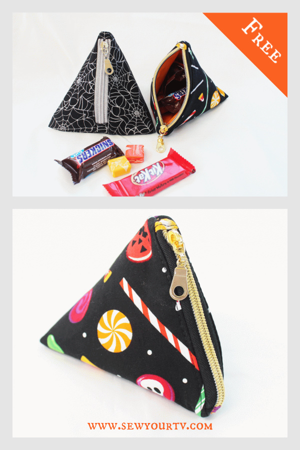 Halloween Treat Bags Free Sewing Pattern