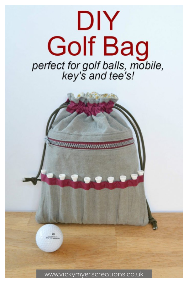 DIY Golf Bag Free Sewing Pattern
