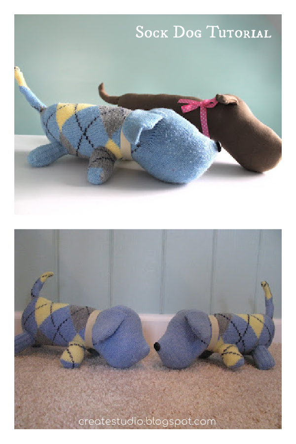 Sock Dog Free Sewing Pattern