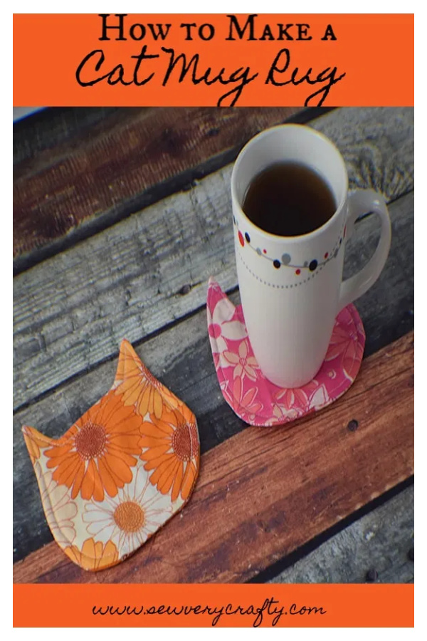Cat Mug Rugs Free Sewing Pattern