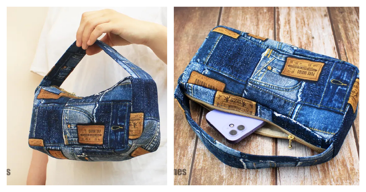 Cute Purse Bag Free Sewing Pattern and Video Tutorial