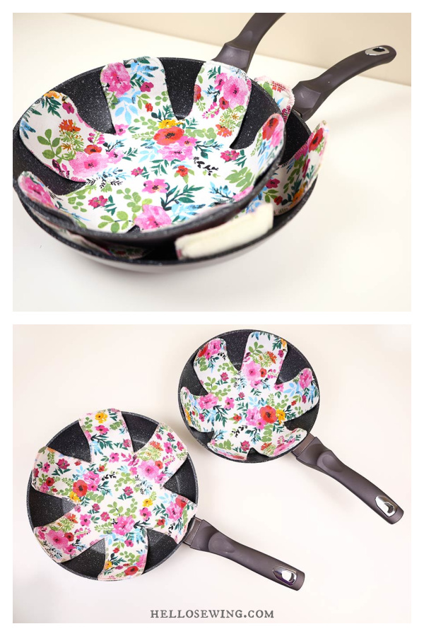 Pan Protectors Free Sewing Pattern and Video Tutorial