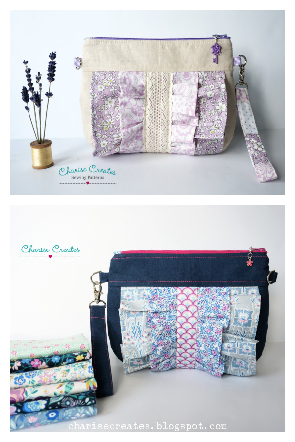 Ruffle Purse Free Sewing Pattern