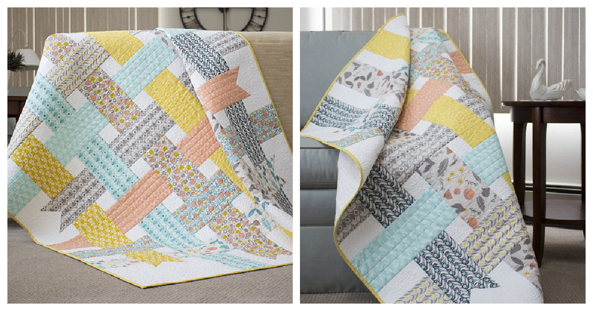 Ribbon Box Quilt Free Sewing Pattern