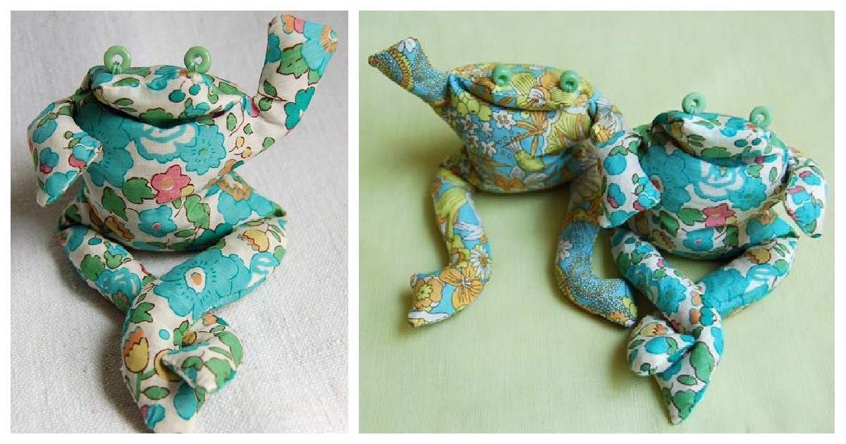 Bean Bag Frog Free Sewing Pattern Toy Start Sewing