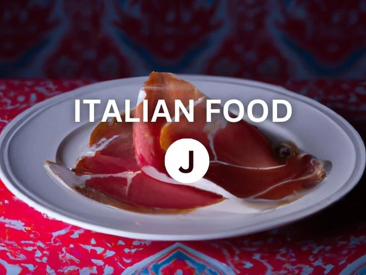 Italian Food That Start With The Letter J Starts With