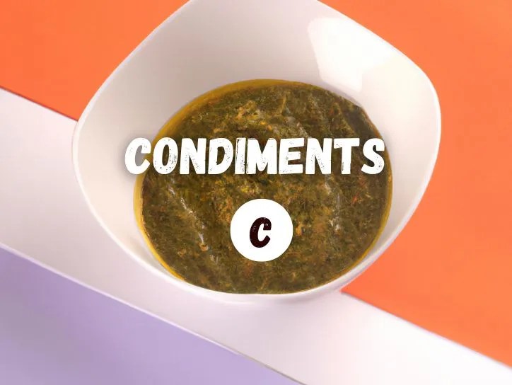 25+ Condiments That Start With The Letter C Starts With