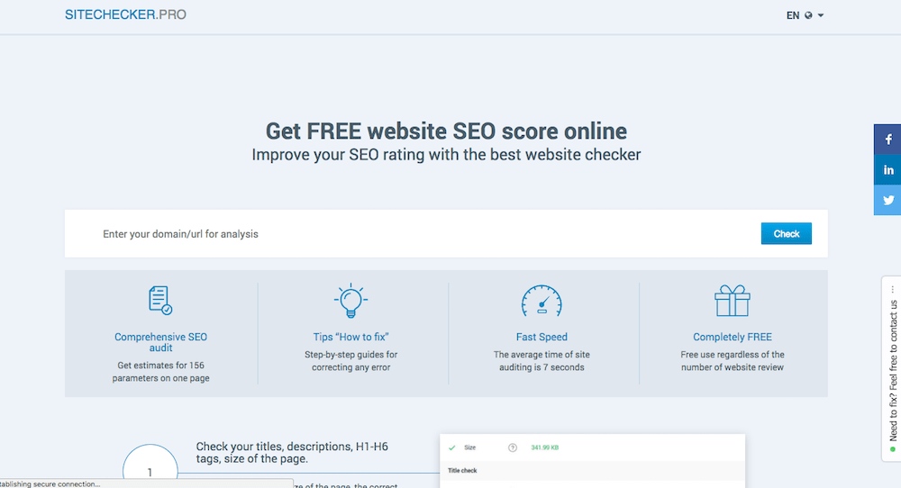 sitechecker seo