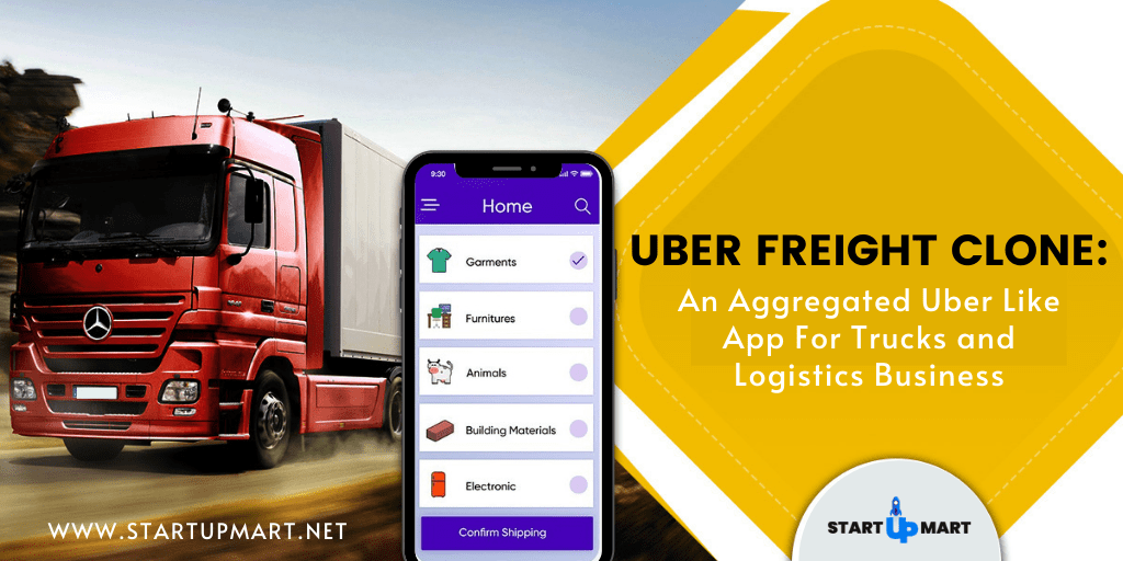 Uber Freight Clone A FeatureRich Uber Like App For Trucks and
