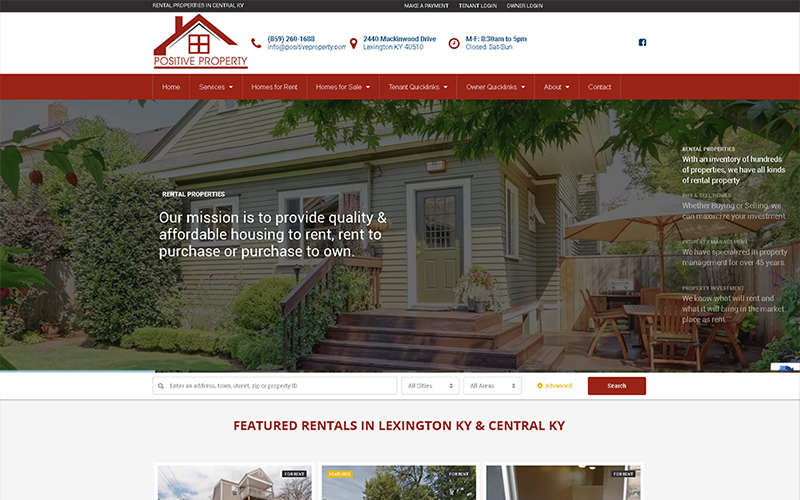 Positive Property Lexington KY Startup Production, LLC