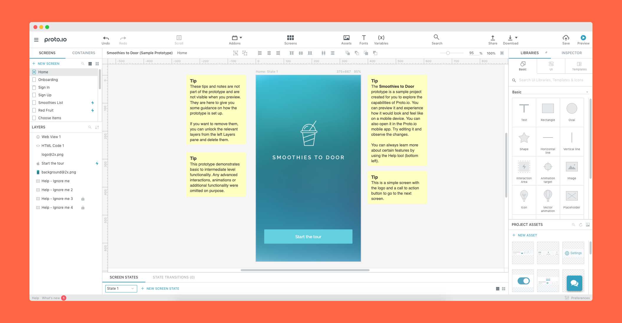Proto.io Startup Stash