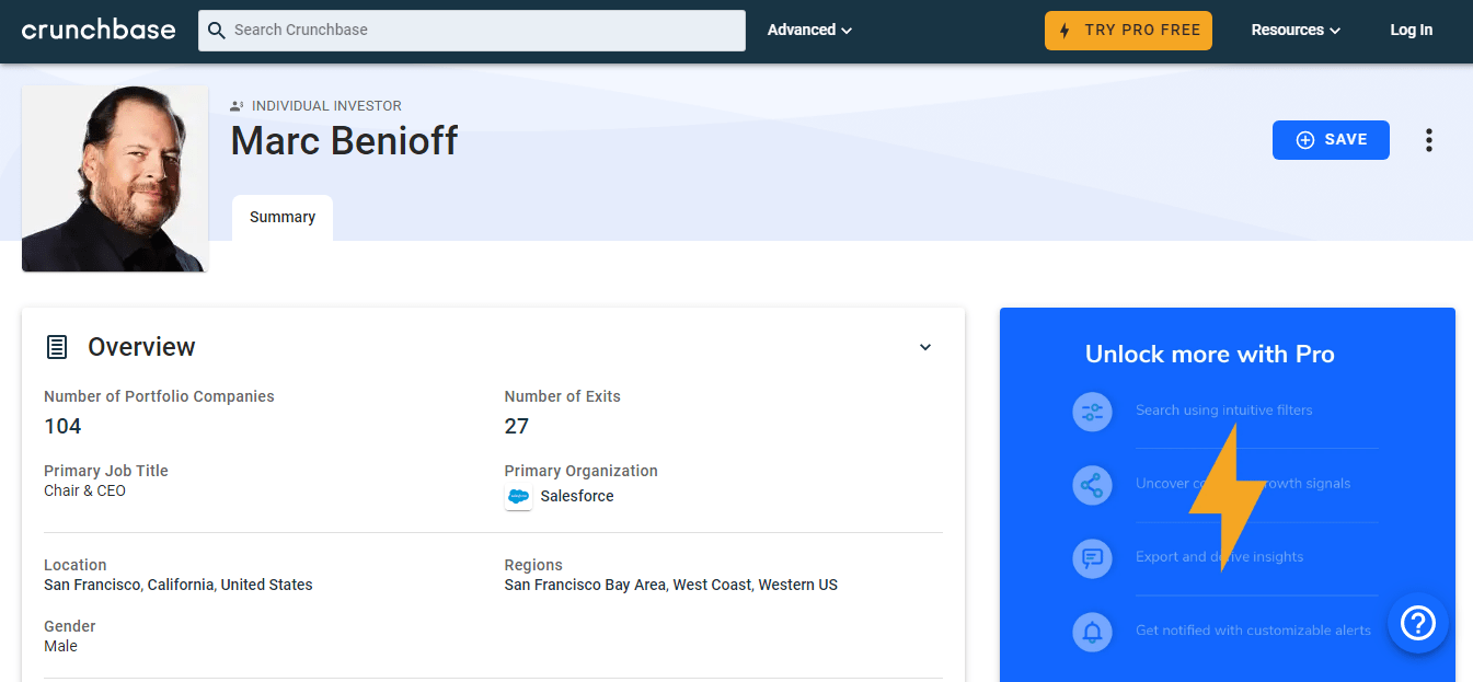 CrunchBase Startup Stash