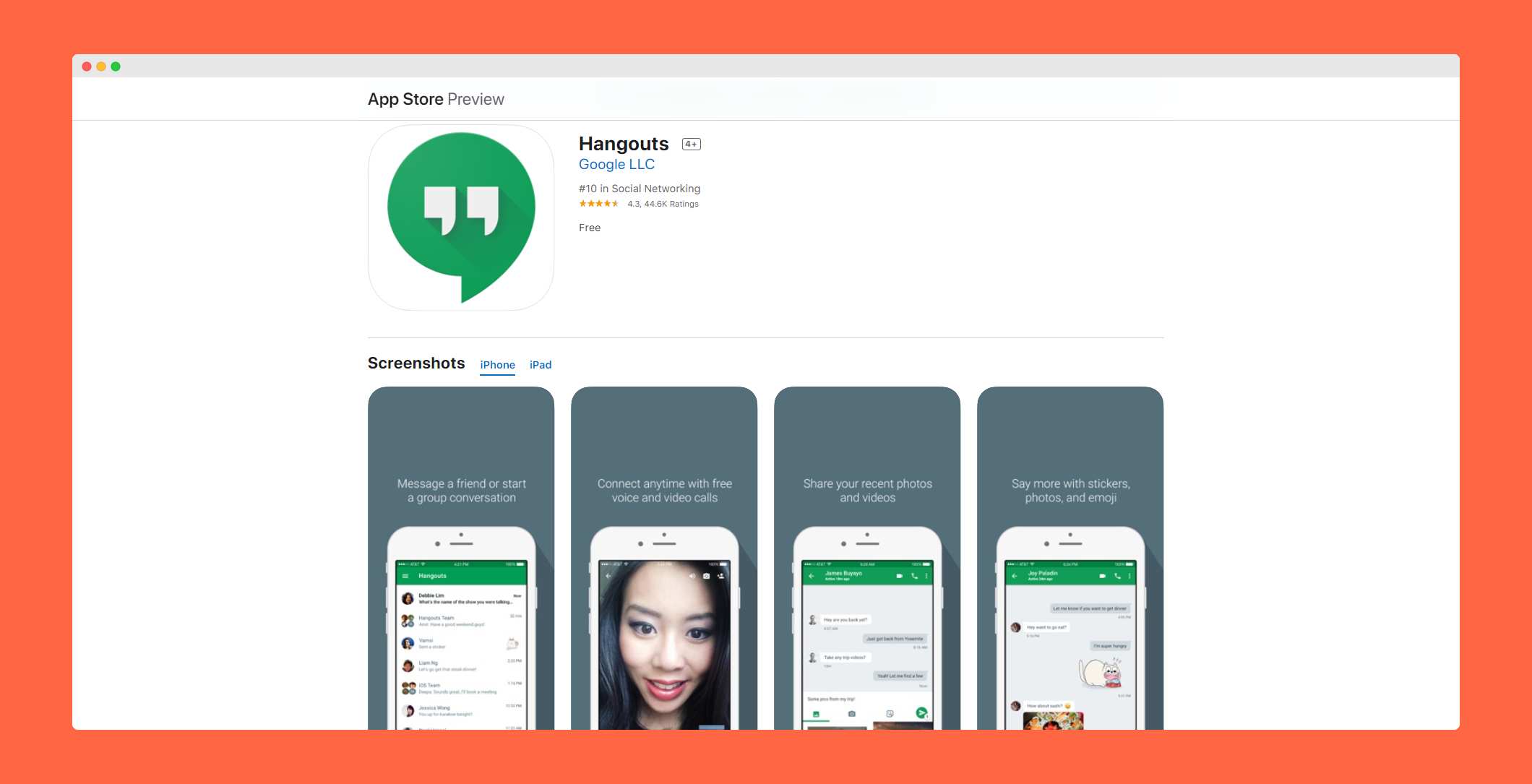 Google Hangouts Startup Stash