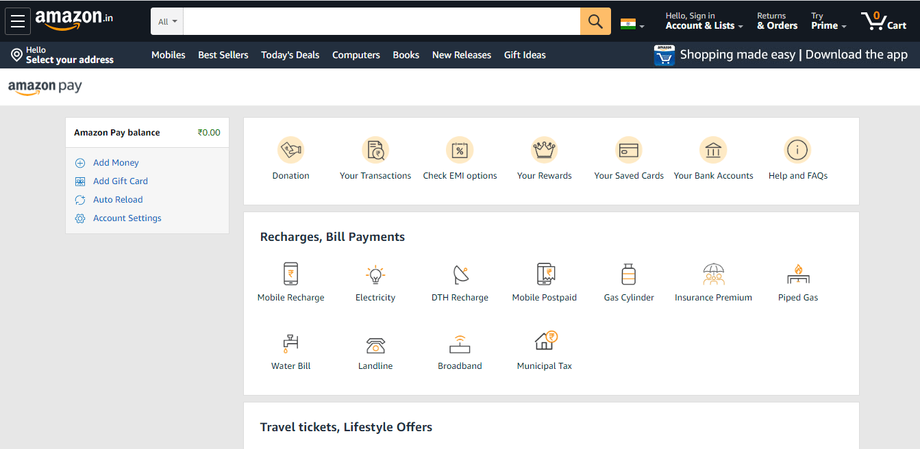 Amazon Pay Startup Stash