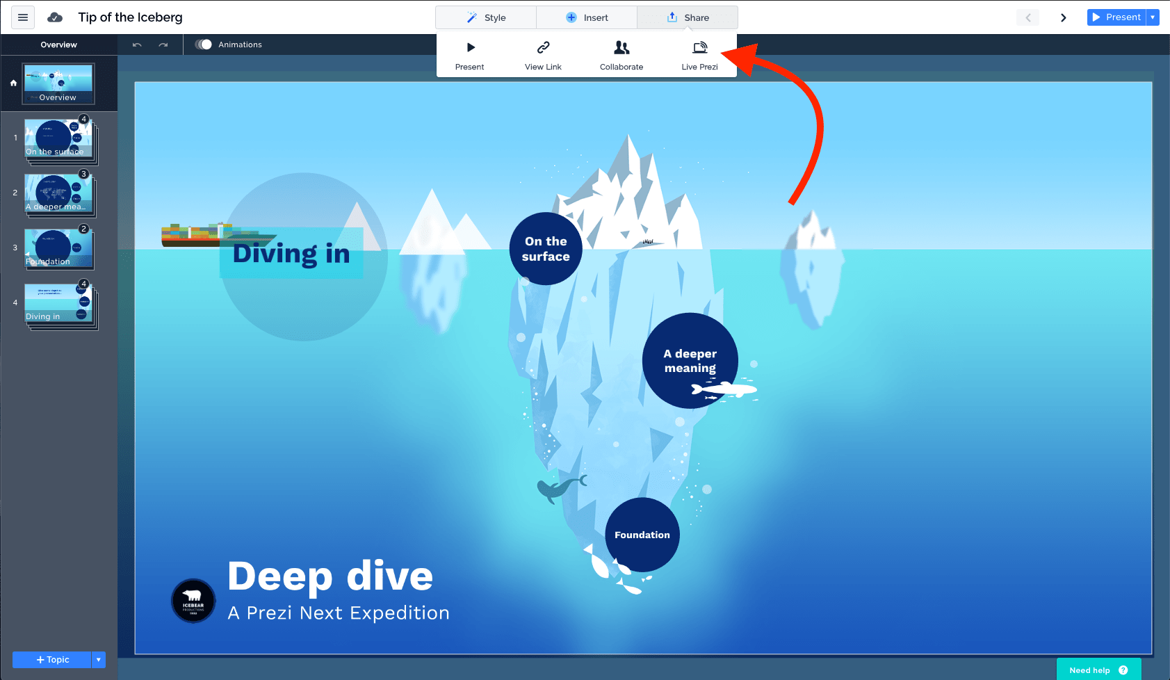 Prezi Startup Stash