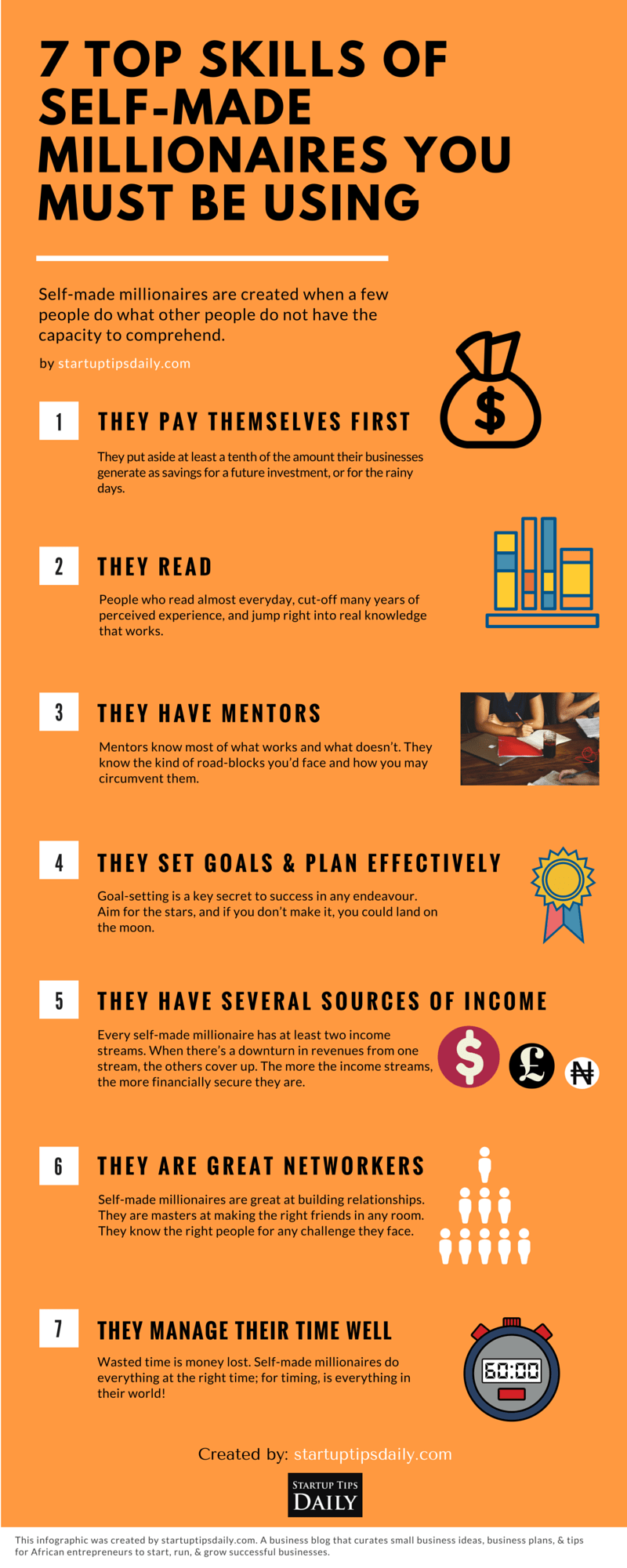7 Top Skills Of SelfMade Millionaires StartupTipsDaily