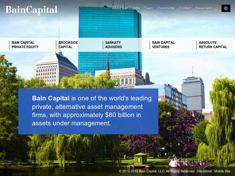 Bain Capital profile at Startupxplore