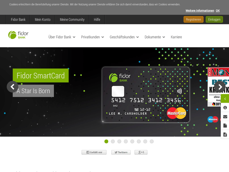 Fidor Bank profile at Startupxplore