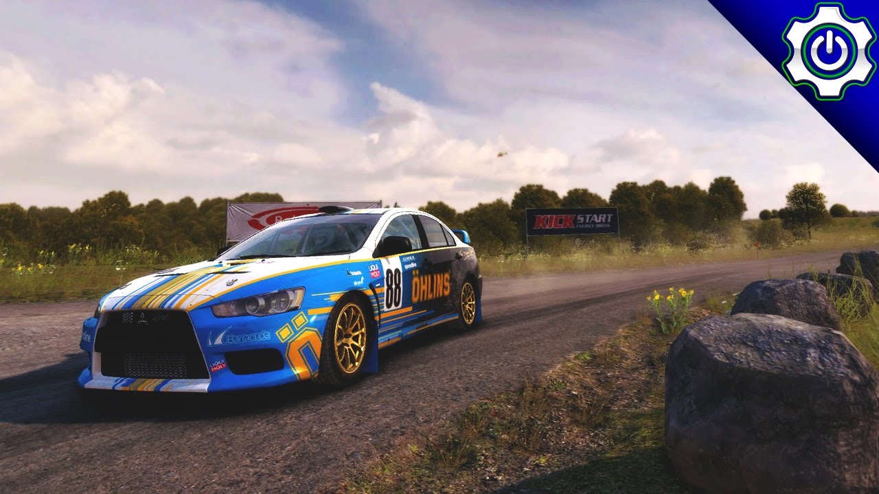 DiRT Rally Mitsubishi Lancer Evo X in Rally Germany Start Your Systems
