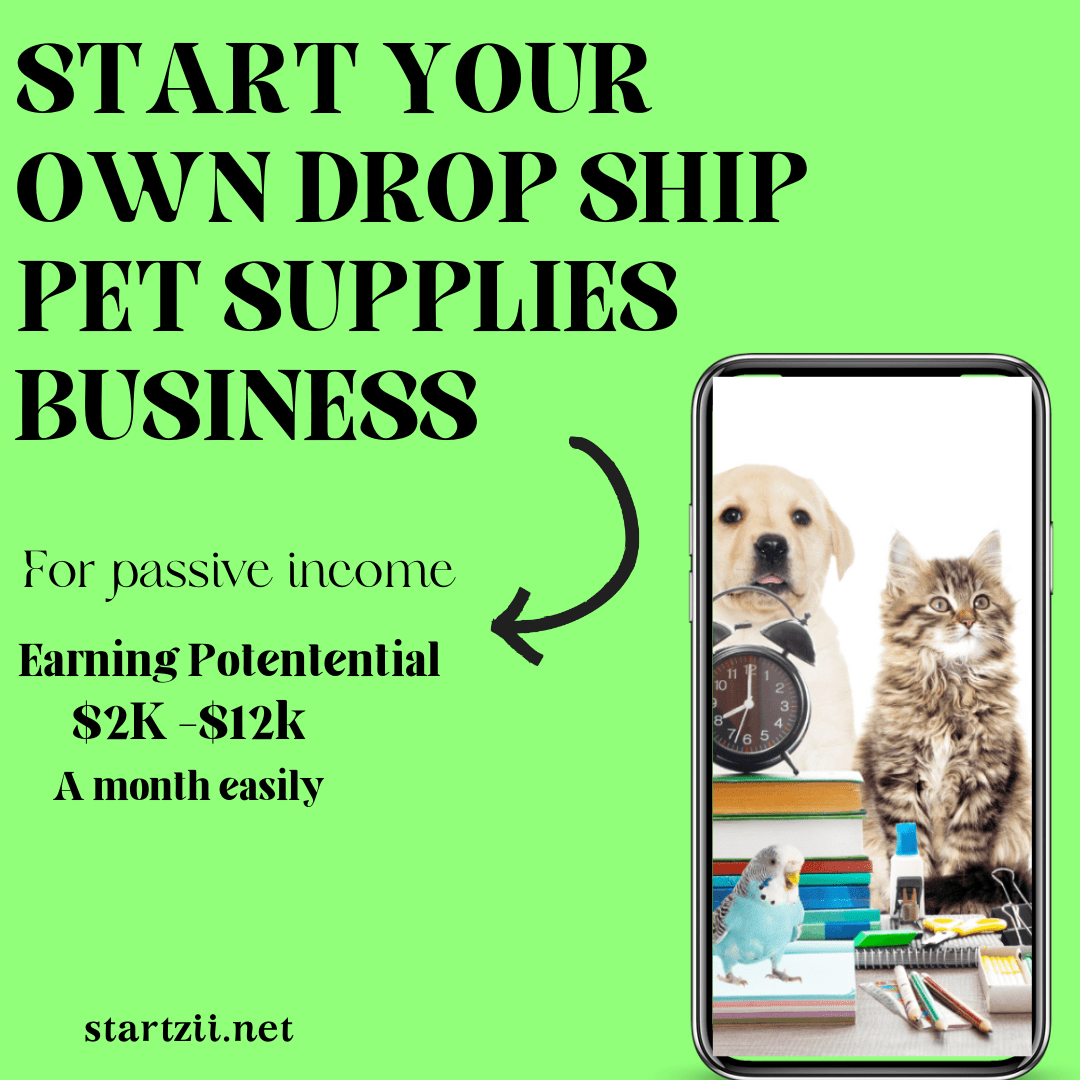 Start Your Own Dropship Pet Supplies Business Startzii