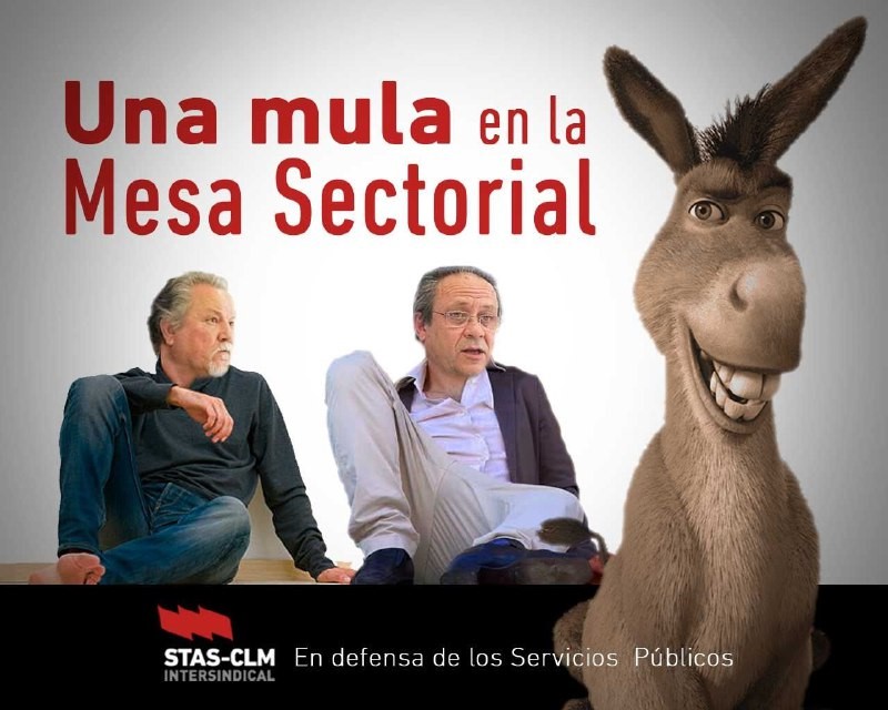 ⭕ EMPLEO PÚBLICO Una mula en la Mesa Sectorial STASCLM