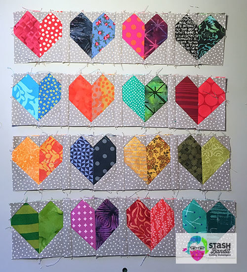 heart quilt pattern FARMHOUSE LOVE quilt pattern Laugh Yourself into