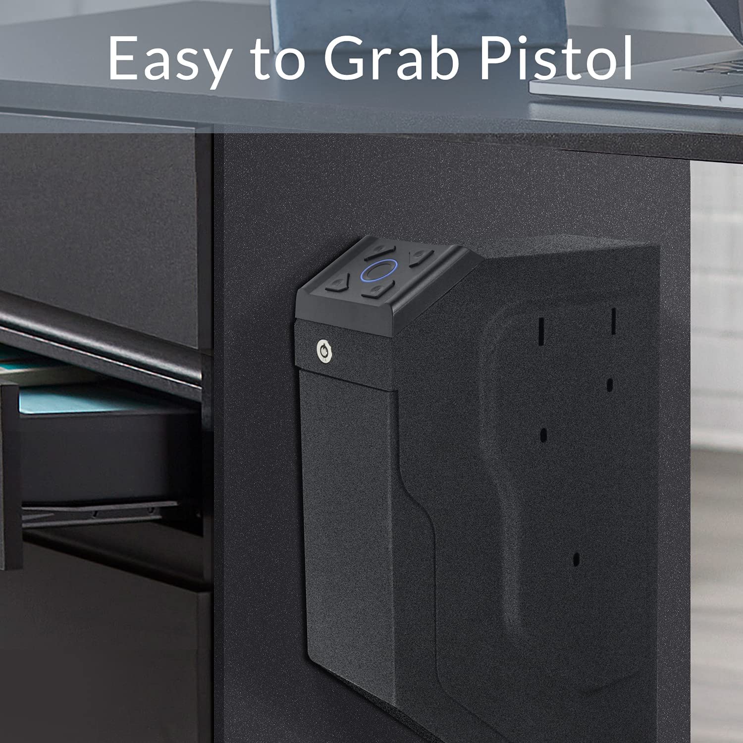 Gun Safe Biometric Quick Access Handgun Firearm Safes for Pistols Drop