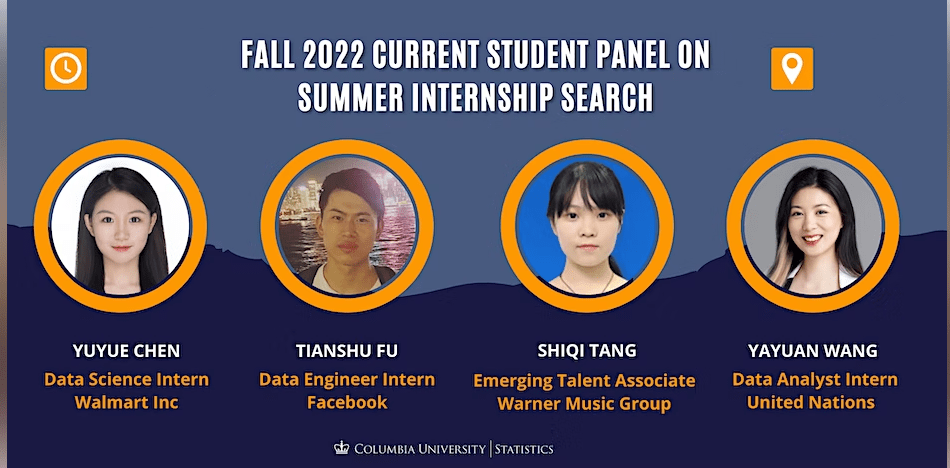 columbia courses fall 2023 Columbia University Department of Statistics M.A. Programs Fall